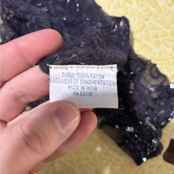 Vintage Patra Sequin Dress and Shawl Size 10 - Picture 13 of 14